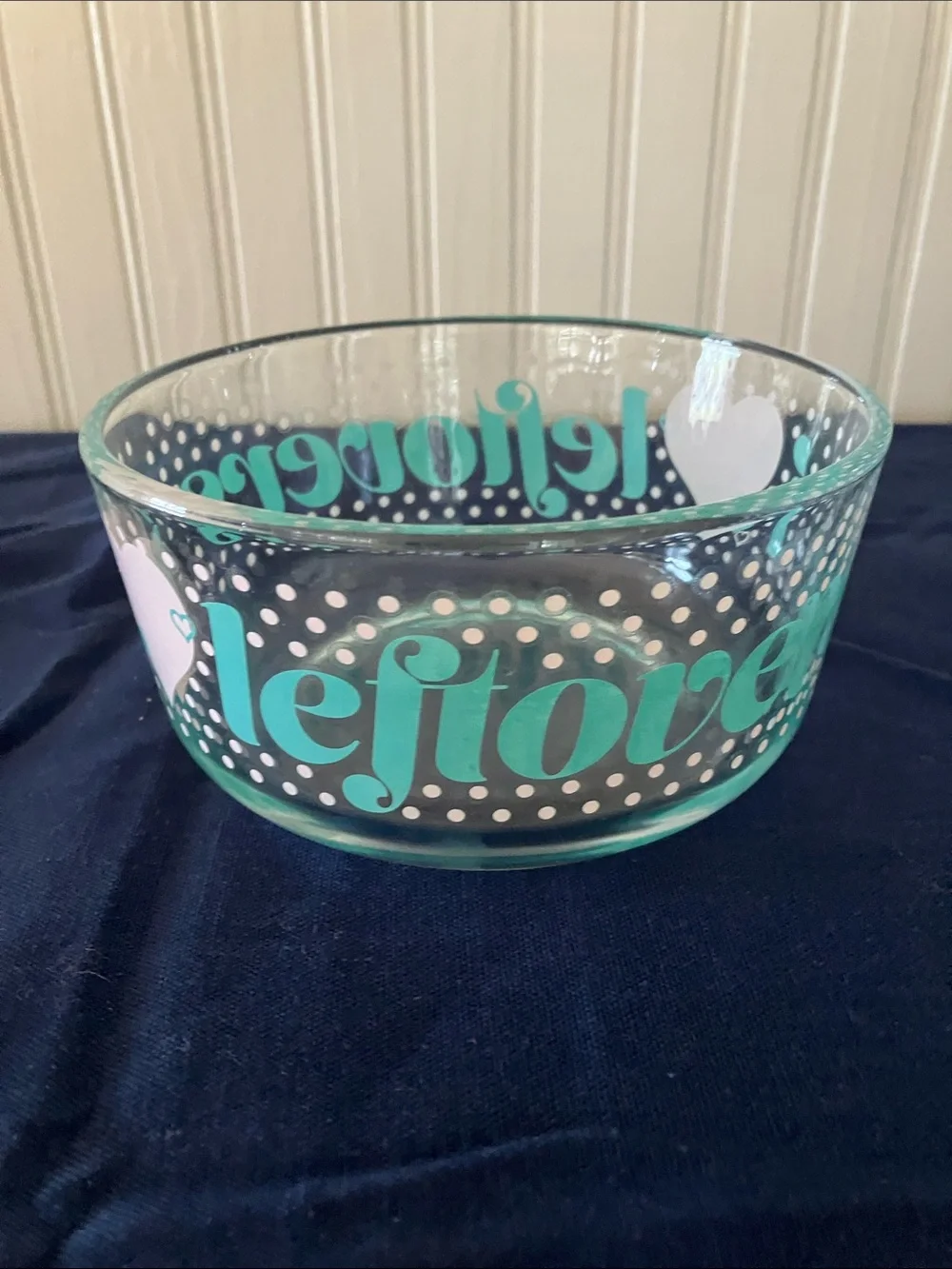 Clear Glass Pyrex Bowls from “Eat My Words” Collection